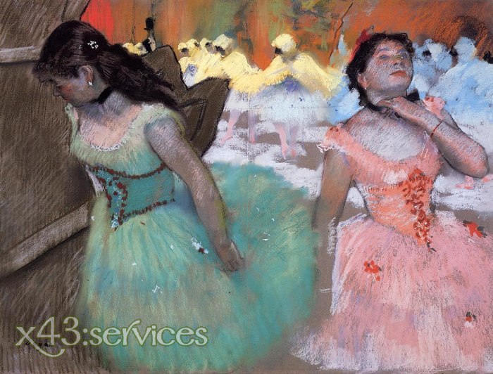 Edgar Degas - Der Eintritt der maskierten Taenzerinnen